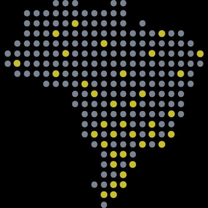 Mapa do Brasil — LEGALIST atende todo o país